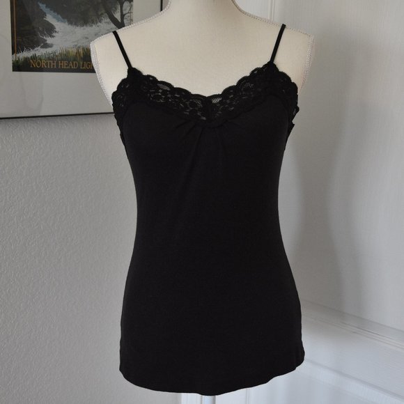 Worthington Brown Lace Stretch Camisole with Adjustable Straps Size S - Picture 2 of 7